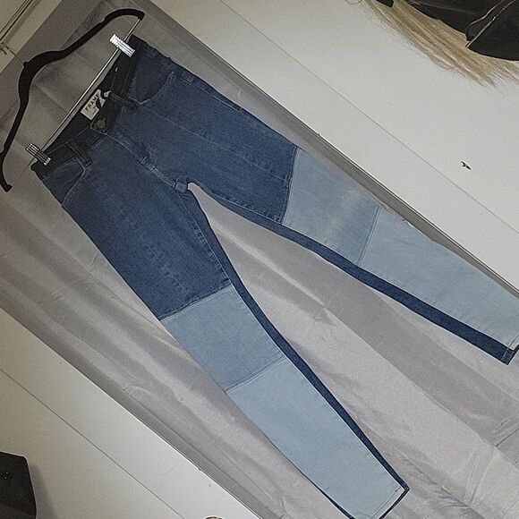 * FRAME TRI-COLOR BLUE Blu Blue Jeans Final Discount - Picture 1 of 9